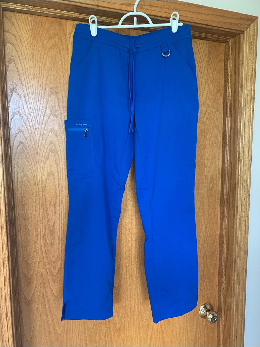 Healing Hands Tamara Scrub Pant, Royal, size SMALL PETITE